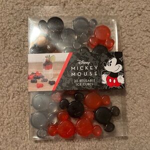 New DISNEY MICKEY MOUSE ~ Reusable Ice Cubes ~ 20 Count ~ Plastic
